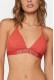 Calvin Klein γυναικείο μαγιό (επάνω μέρος) τριγωνάκι, με δέσιμο στον λαιμό σε κοραλί χρώμα, 100%polyester LV00Q61222-XKP
