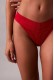 Calvin Klein κυλοτάκι string σε κόκκινο χρώμα με δαντέλα και το λογότυπο της εταιρείας .79%nylon 21%elastane LV00QD5282-VMT