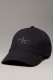 Calvin Klein unisex καπέλο σε μαύρο χρώμα σε το λογότυπο τησ εταιρίας το μπροστά μέρος LV04K5027G-UB1