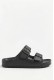 Calzedoro ανδρικες παντόφλες slides τυπου birkenstock σε μαύρο χρώμα M2026-BLACK