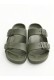 Calzedoro ανδρικες παντόφλες slides τυπου birkenstock σε λαδί χρώμα M2026-GREEN