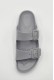 Calzedoro ανδρικες παντόφλες slides τυπου birkenstock σε γκρι χρώμα M2026-GREY