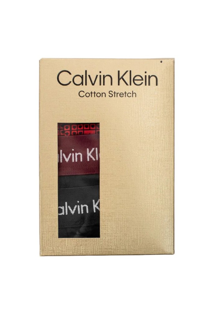 Calvin Klein ανδρικά βαμβακερά boxer 3pack σε τρία διαφορετικά χρώματα NB3055A-I1Z