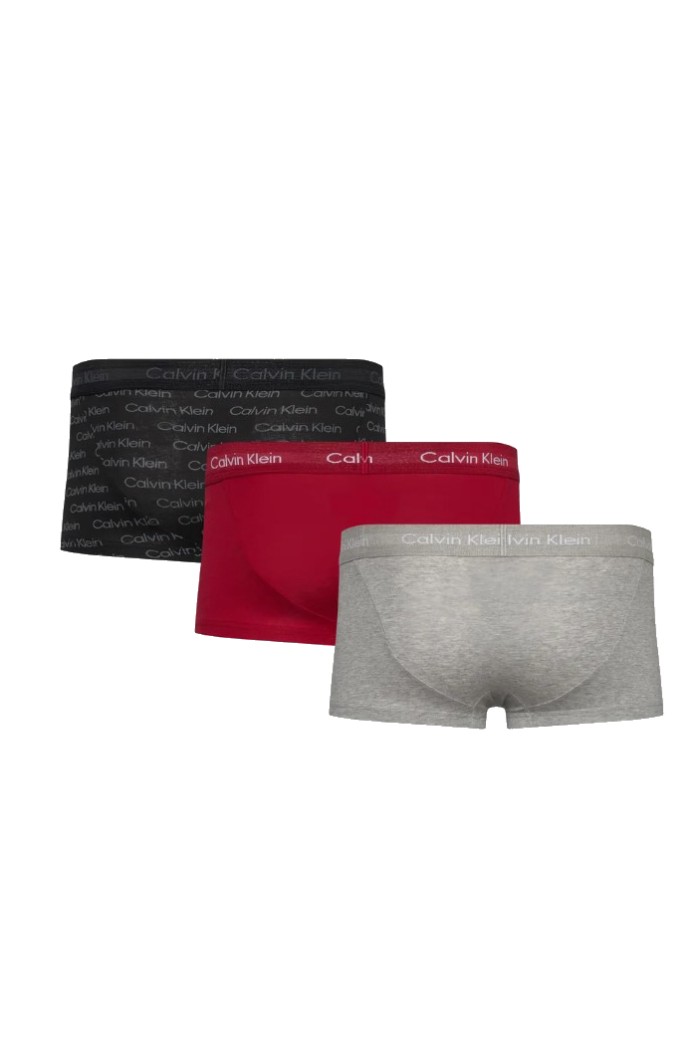 Calvin Klein ανδρικά βαμβακερά boxer 3pack σε τρία διαφορετικά χρώματα NB3055A-QYP