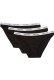 Calvin Klein γυναικεία bikini 3pack βαμβακερά μαύρα QD3588E-001