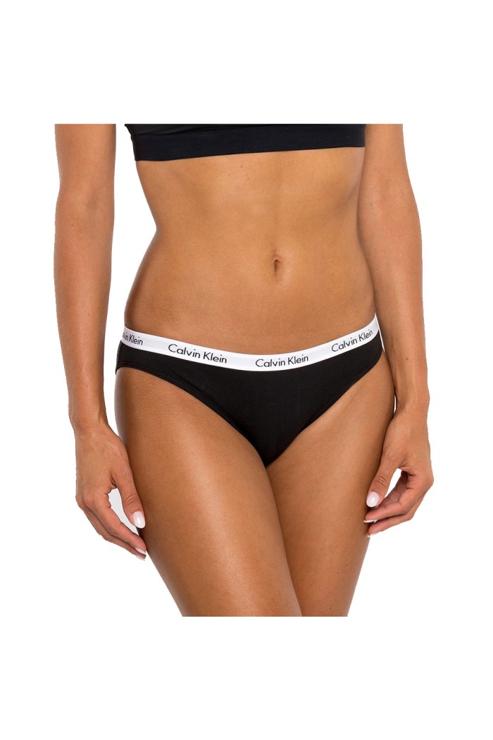Calvin Klein γυναικεία bikini 3pack βαμβακερά μαύρα QD3588E-001
