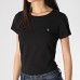 Calvin Klein γυναικείο t-shirt crew neck 2pack σε μαύρο χρώμα QS6442E-001