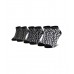 DKNY ανδρικό σοσόνι μαύρο, γκρι και άσπρο χρώμα με γράμματα S5_6209T_DKY