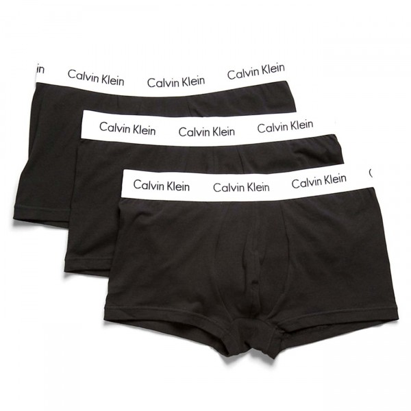 Calvin klein ανδρικά boxer 3pack (μαύρο) cotton stretch U2664G-001