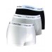 Calvin klein ανδρικά boxer 3pack (λευκό-γκρι-μαύρο) cotton stretch U2664G-998