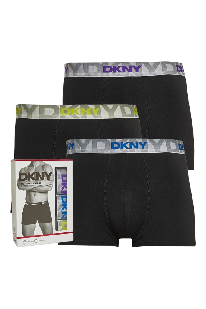 DKNY ανδρικά βαμβακερά μποξεράκια, κανονική γραμμή, 95%cotton 5%elastane U5_61835_DKY