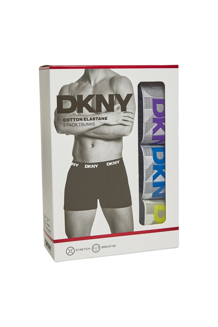 DKNY ανδρικά βαμβακερά μποξεράκια, κανονική γραμμή, 95%cotton 5%elastane U5_61835_DKY