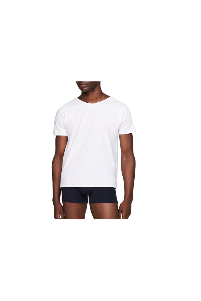 Tommy Hilfiger ανδρικό φανελάκι v-neck 3pack (λευκό) UM0UM03137 0WT