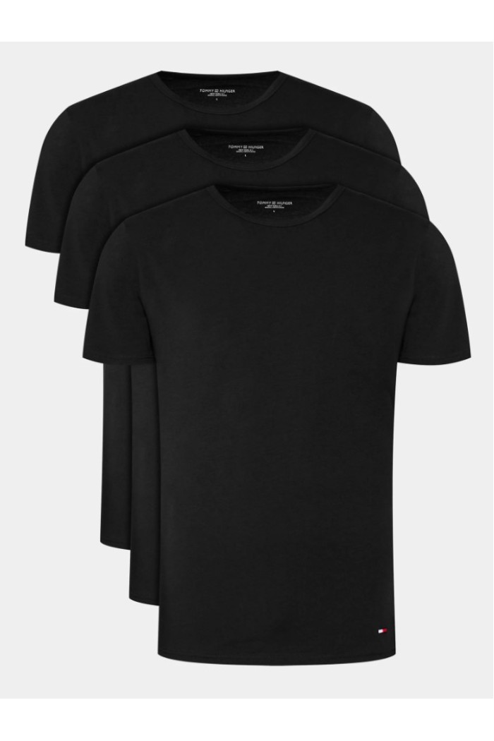 Tommy hilfiger ανδρικό φανελάκι λαιμόκοψη 3pack (μαύρο) UM0UM03138 0SJ