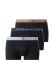 Tommy Hilfiger ανδρικά βαμβακερά boxers 3pack σε σκ.μπλε χρώμα με διαφορετικό χρώμα στο λάστιχο άνετη γραμμή,95%cotton 5%elastane UM0UM03181-0VM