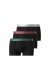 Tommy Hilfiger ανδρικά βαμβακερά boxers 3pack σε μαύρο χρώμα με διαφορετικά λάστιχα, άνετη γραμμή. 95%cotton 5%elastane UM0UM03181-0VM
