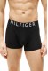 Tommy Hilfiger ανδρικά βαμβακερά boxers 3pack σε μαύρο χρώμα με μαύρο λάστιχο, άνετη γραμμή 95%cotton 5%elastane UM0UM0346-0WE