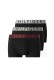 Tommy Hilfiger ανδρικά βαμβακερά boxers 3pack σε μαύρο χρώμα με διαφορετικό χρώμα στο λάστιχο άνετη γραμμή,95%cotton 5%elastane UM0UM03465-0RT