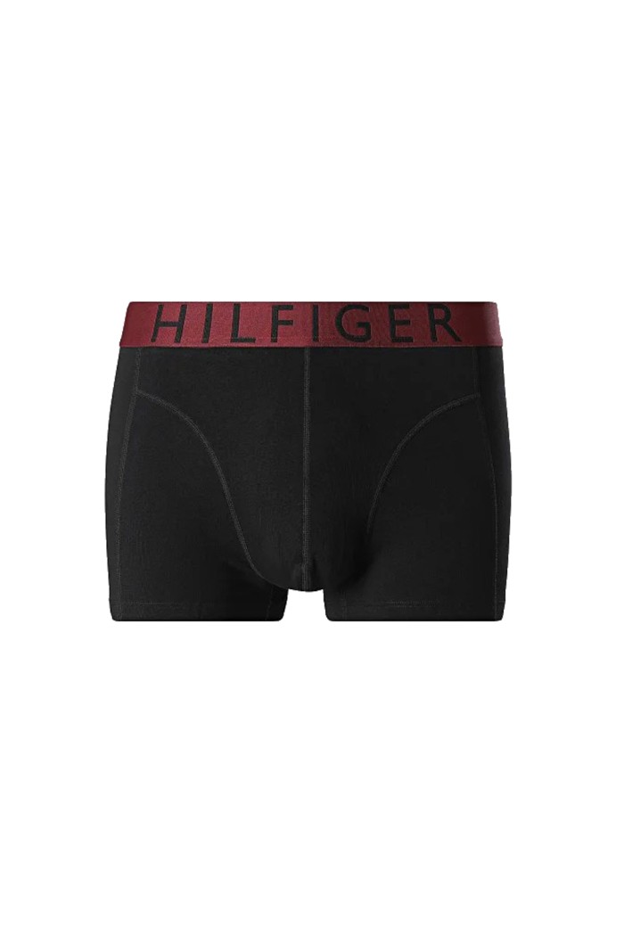 Tommy Hilfiger ανδρικά βαμβακερά boxers 3pack σε μαύρο χρώμα με διαφορετικό χρώμα στο λάστιχο άνετη γραμμή,95%cotton 5%elastane UM0UM03465-0RT