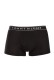 Tommy Hilfiger ανδρικά βαμβακερά boxers 3pack σε μαύρο χρώμα με μαύρο λάστιχο, άνετη γραμμή 95%cotton 5%elastane UM0UM02763-0WN