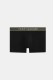 Tommy Hilfiger ανδρικά βαμβακερά boxers 3pack σε μαύρο χρώμα με διαφορετικό χρώμα στο λάστιχο άνετη γραμμή,95%cotton 5%elastane UM0UM03881-0UC