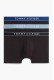 Tommy Hilfiger ανδρικά βαμβακερά boxers 3pack σε μαύρο χρώμα με διαφορετικό χρώμα στο λάστιχο άνετη γραμμή,95%cotton 5%elastane UM0UM03881-0XL