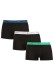 Tommy Hilfiger ανδρικά βαμβακερά boxers 3pack σε μαύρο χρώμα με διαφορετικό χρώμα στο λάστιχο άνετη γραμμή,95%cotton 5%elastane UM0UM03890-0VU