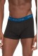Tommy Hilfiger ανδρικά βαμβακερά boxers 3pack σε μαύρο χρώμα με διαφορετικό χρώμα στο λάστιχο άνετη γραμμή,95%cotton 5%elastane UM0UM03890-0VU