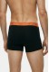 Tommy Hilfiger ανδρικά βαμβακερά boxers 3pack σε μαύρο χρώμα με διαφορετικό χρώμα στο λάστιχο, άνετη γραμμή 95%cotton 5%elastane UM0UM03890-0YZ
