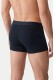 Tommy Hilfiger ανδρικά βαμβακερά boxers 3pack σε σκ.μπλε χρώμα, άνετη γραμμή 95%cotton 5%elastane UM0UM03900-0XR