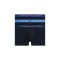 Tommy Hilfiger ανδρικά βαμβακερά boxers 3pack σε σκ.μπλε χρώμα με διαφορετικό χρώμα στο λάστιχο άνετη γραμμή,95%cotton 5%elastane UM0UM03908-0UL
