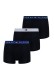 Tommy Hilfiger ανδρικά βαμβακερά boxers 3pack σε μπλε χρώμα με διαφορετικό χρώμα στο λάστιχο άνετη γραμμή,95%cotton 5%elastane UM0UM03908-0WV