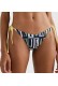 Tommy Hilfiger γυναικείο μαγιό bottom brazilian σε μπλε χρώμα με γράμματα,κανονική γραμμή,100%polyester UW0UW04565 0GL