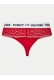 Tommy Hilfiger γυναικείο σλιπ (thong) με δαντέλα σε κόκκινο χρώμα ,89%polyamide 11%elastane UW0UW05619 XLG