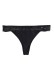 Tommy Hilfiger γυναiκείο thong σε μαύρο χρώμα με δαντέλα στο επάνω μέρος, κανονική γραμμή 79%cpolyamide 21%elastane  UW0UW06160-BDS