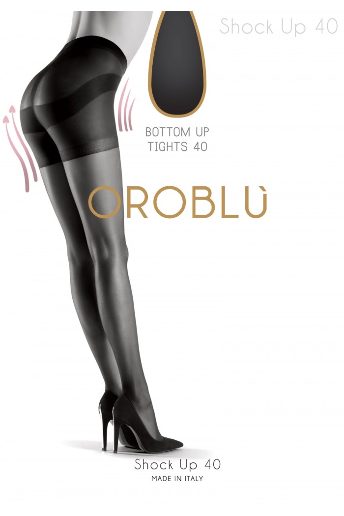 Oroblu καλσόν 40den shock up (λαστέξ)  - VOBC01030 - BLACK