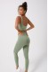 Wooster γυναικείο κολαν ψηλόμεσο με σούρα push up, seamless, σε χακί χρωμα WS-11950-HAKI